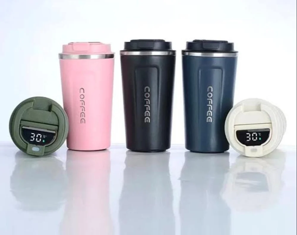 510 ml Insulated Travel Cup/Tumbler With Temperature display(mix color only)