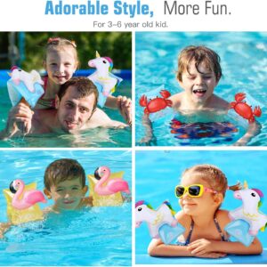 Inflatable Arm Swimming Floats Bands for Children and Adults Eather Swimming arm Float mix (pack of1)