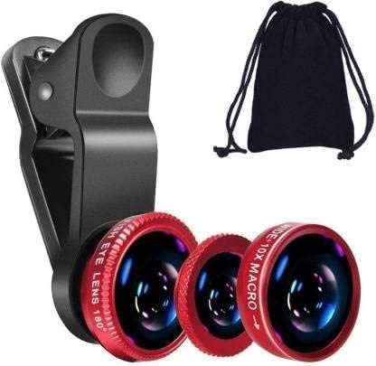 3 in 1 Set Mobile Professional HD Camera Lens with Clip Holder for All Smartphones (Multicolor) - Image 7