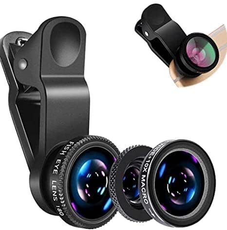 3 in 1 Set Mobile Professional HD Camera Lens with Clip Holder for All Smartphones (Multicolor) - Image 3