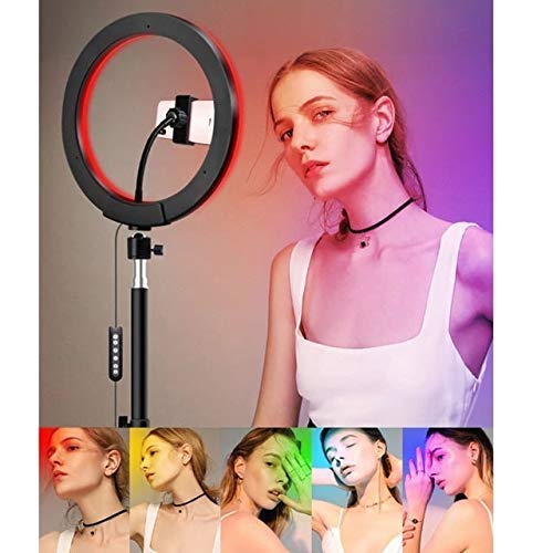 10" inch RGB Ring Light with "7" Feet Tripod Stand for Phone - Image 7