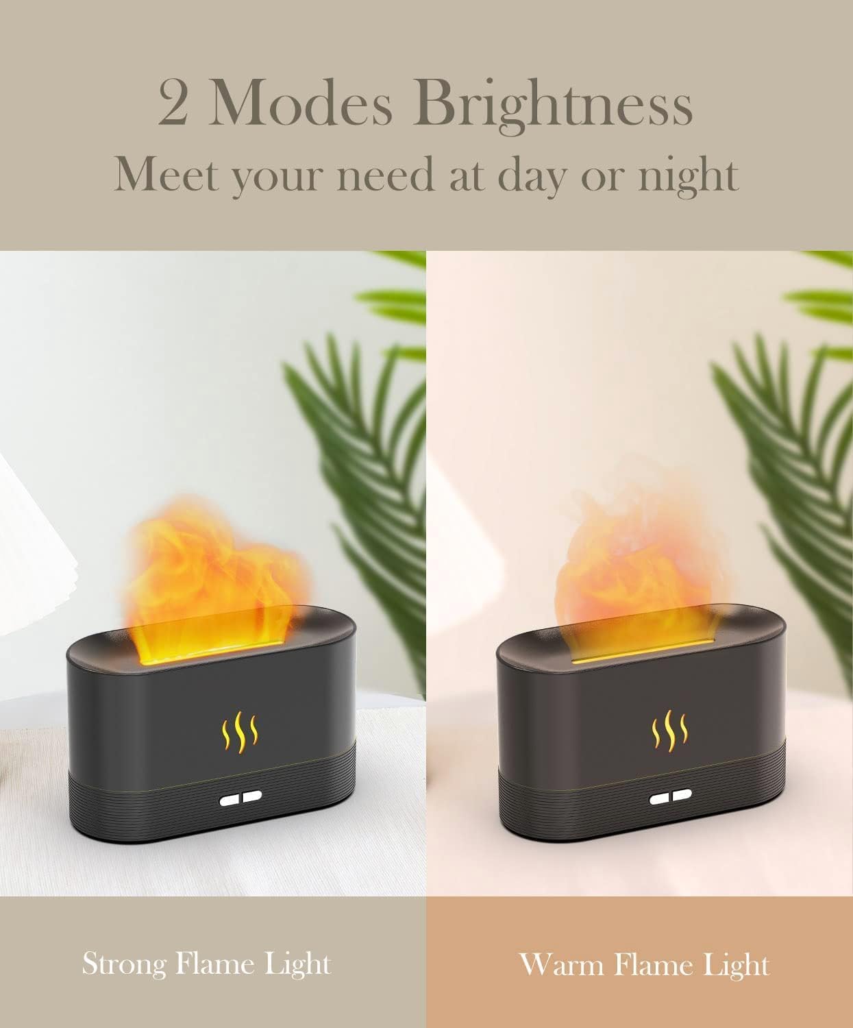 Fire Flame Aromatherapy Humidifier for Home | Ultrasonic Essential Oil Aroma Diffuser with Multi-Colour LED - Image 9