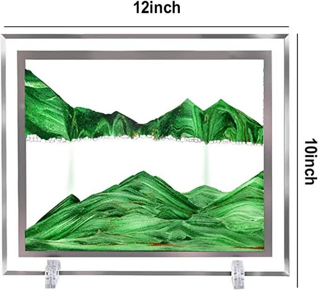3D Moving Sand Art Picture Glass Liquid Painting(12 inch random color only) - Image 7