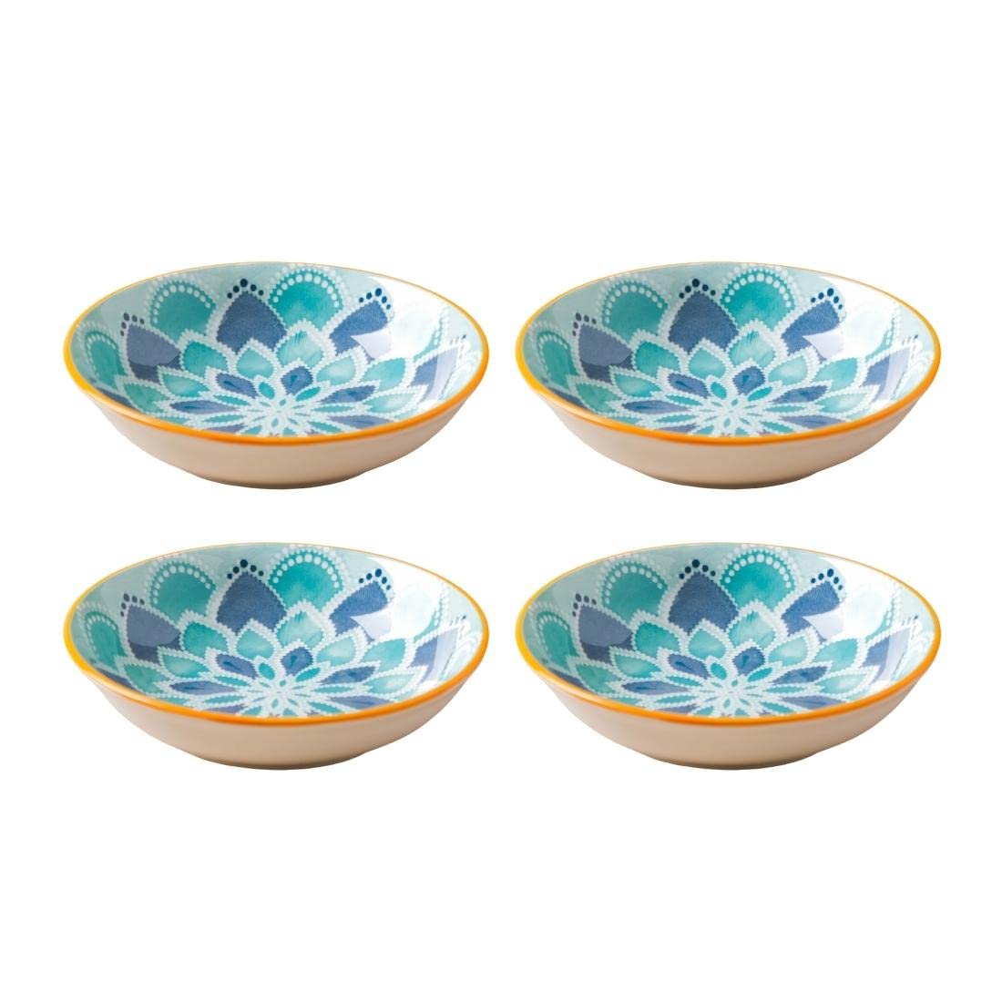 Ceramic Round Snack Plate Set of 4 - Image 2