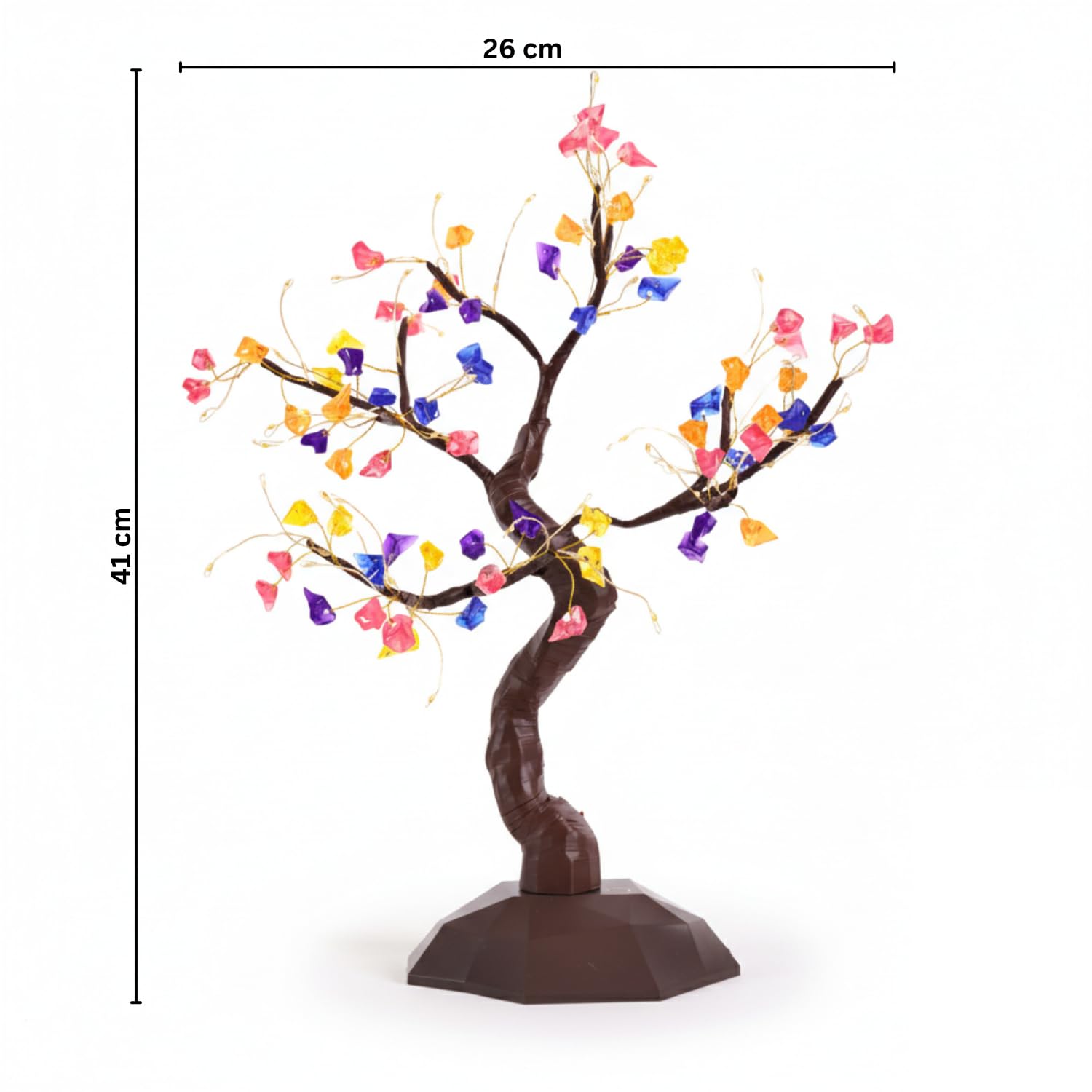 Stone Palm Tree LED Table Lamp Decorative Bonsai Light with Adjustable Branches - Image 7