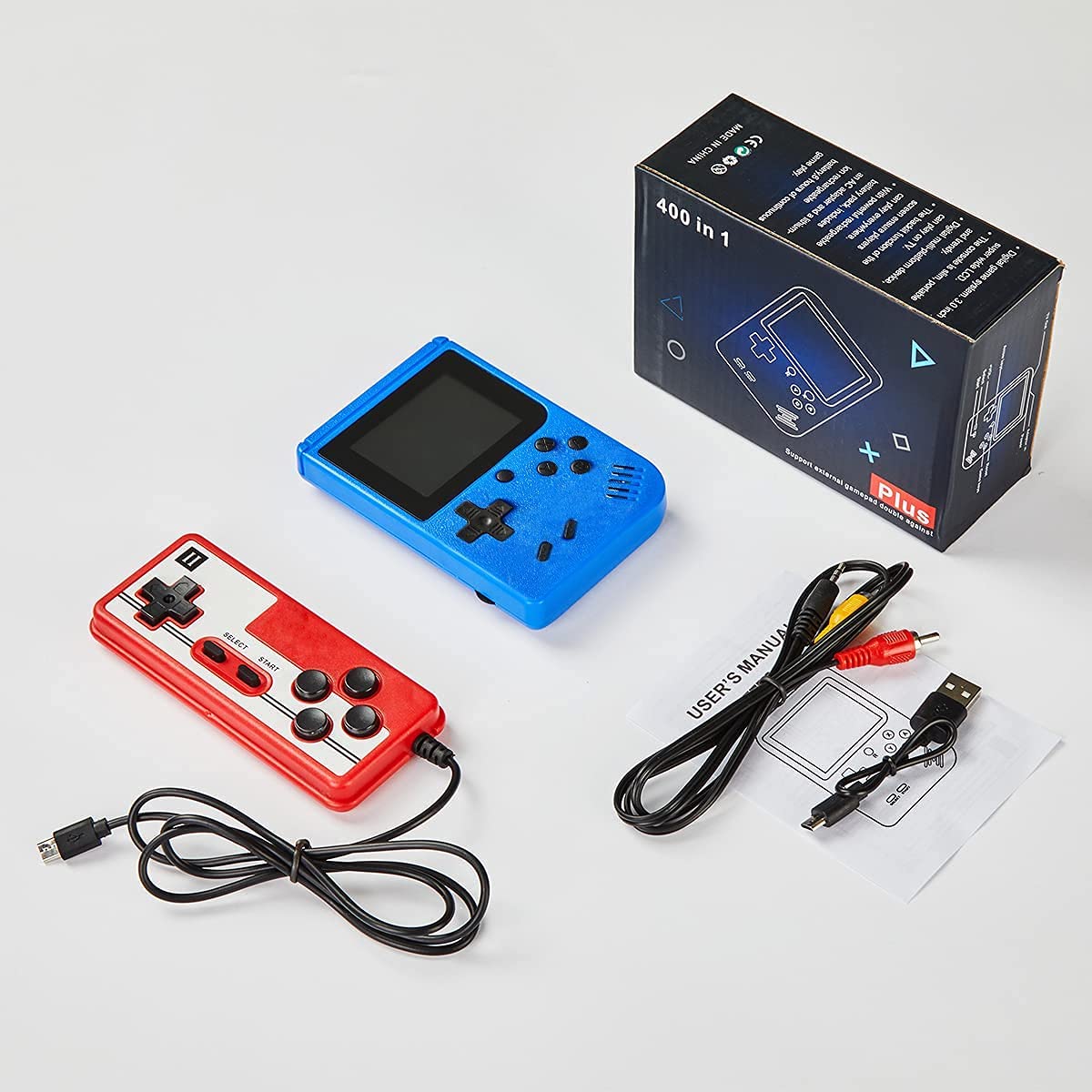 400 in 1 Sup Retro Game Box Console Handheld Classical Video Game With Remote (Mix color only) - Image 4