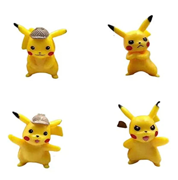 ABS Plastic Pikachu Action Figures (Set of 6) - Image 2