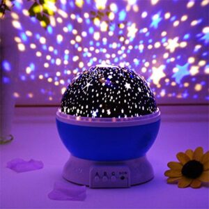 Romantic LED Colourful Cosmos Starry Sky Star Master Projector Lamp(random color only)