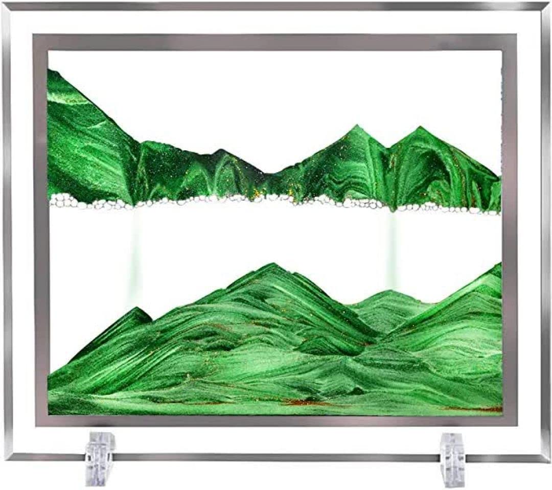 3D Moving Sand Art Picture Glass Liquid Painting(12 inch random color only) - Image 9