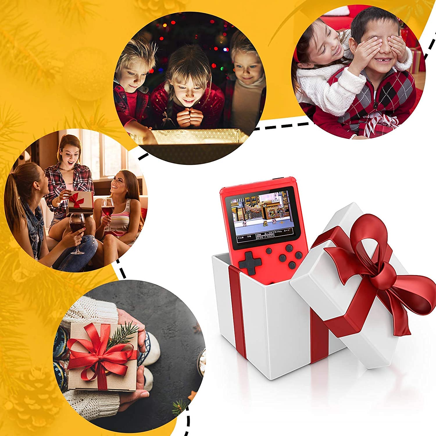 400 in 1 Sup Retro Game Box Console Handheld Classical Video Game With Remote (Mix color only) - Image 3