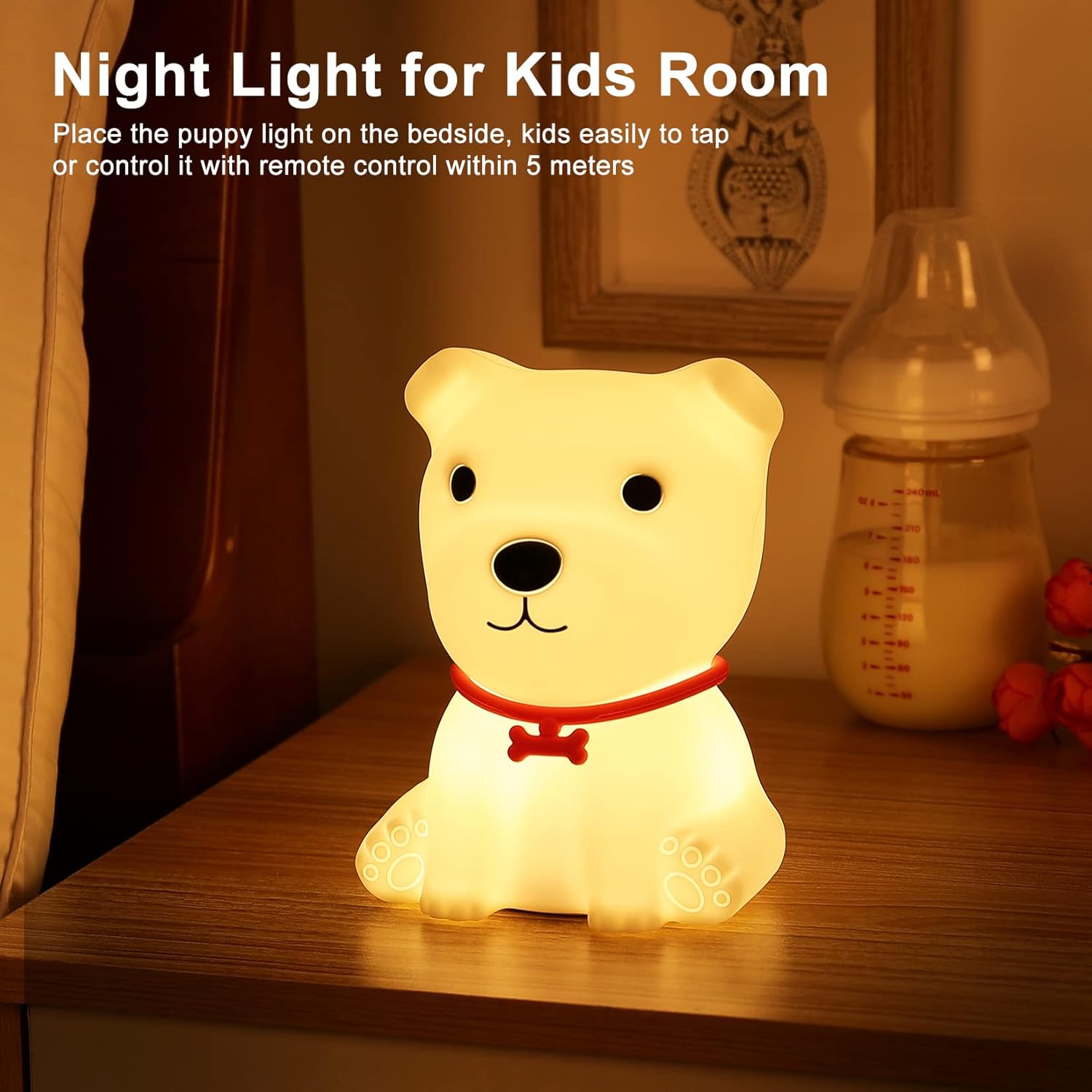 Rechargeable Silicone Dog Night Lamp for Kids - Image 6