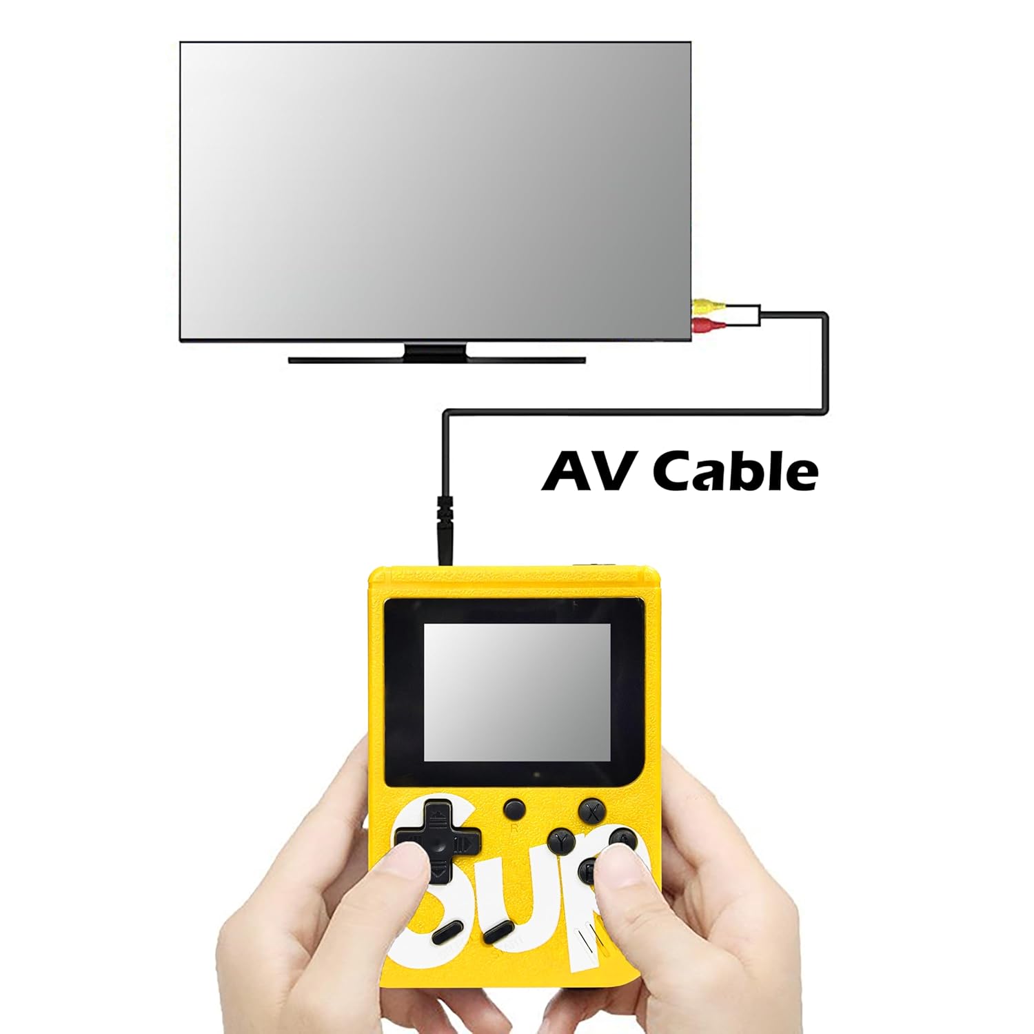 400 in 1 Sup Retro Game Box Console Handheld Classical Video Game With Remote (Mix color only) - Image 7