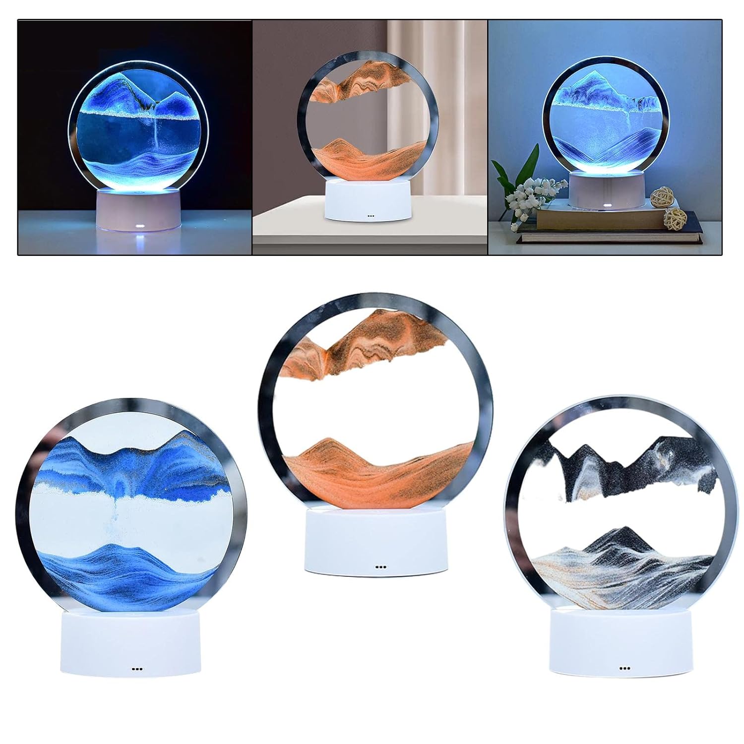 3D Deep Sea Sandscape with multicolor changing light (7 inch mix color only) - Image 6