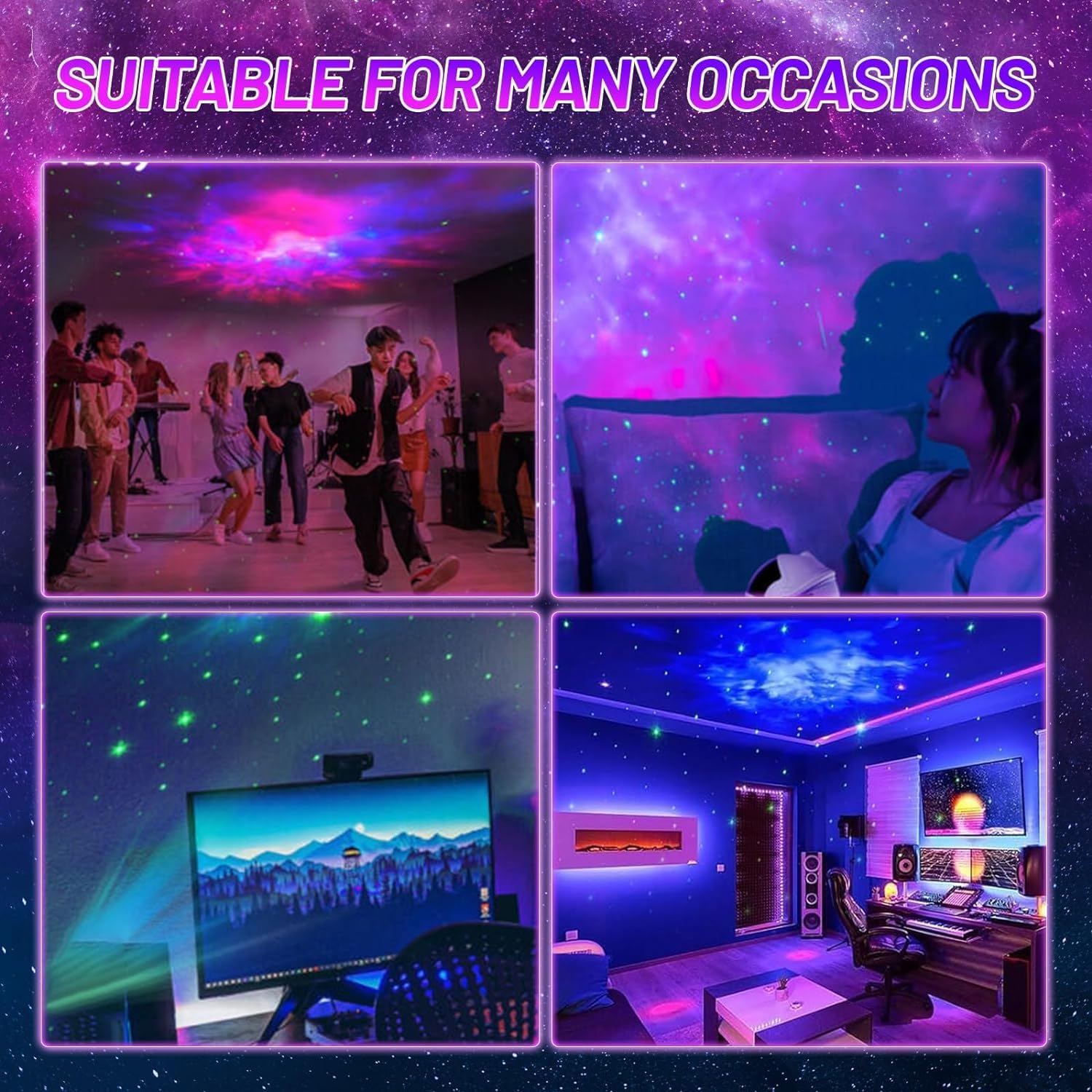 Astronaut Galaxy Projector with Remote Control - 360° Adjustable - Image 7