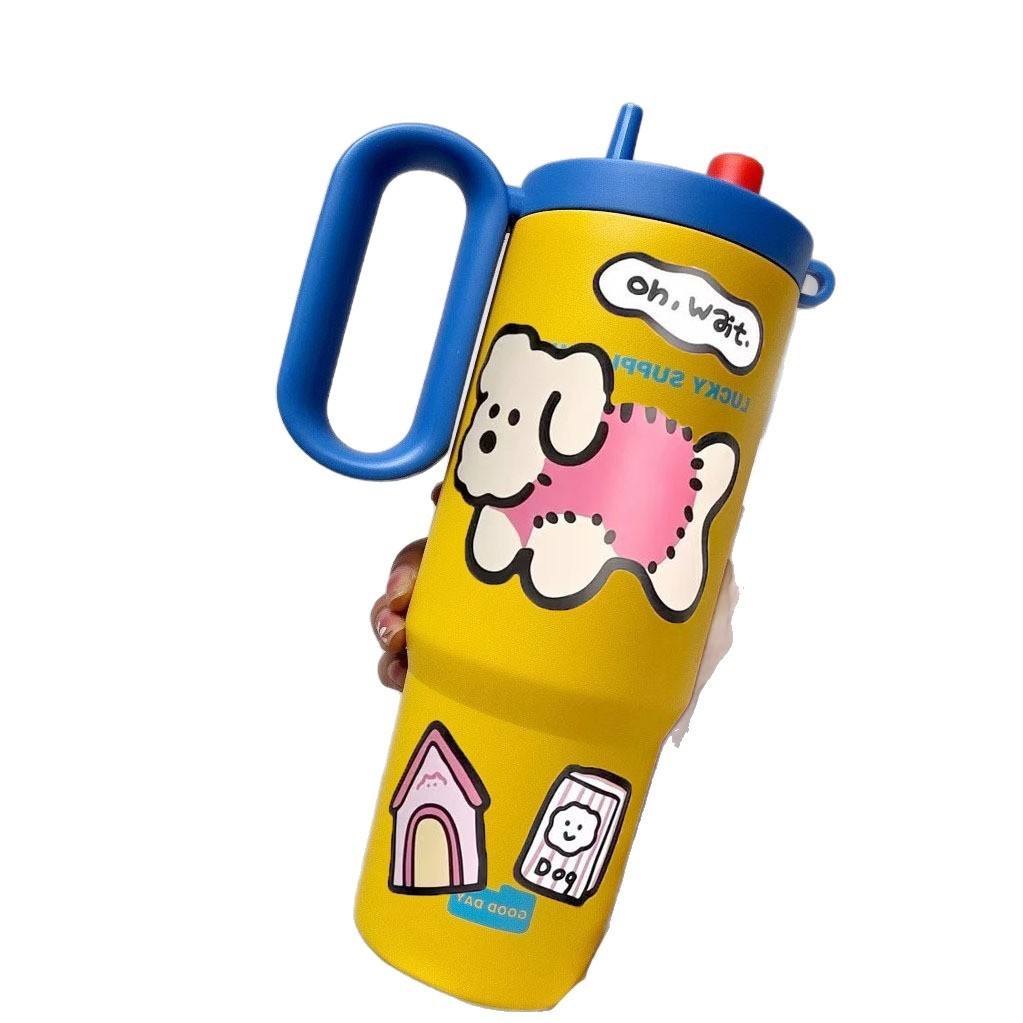 800 ml Cute Cartoon Themes Tumblers (mix color only) - Image 2