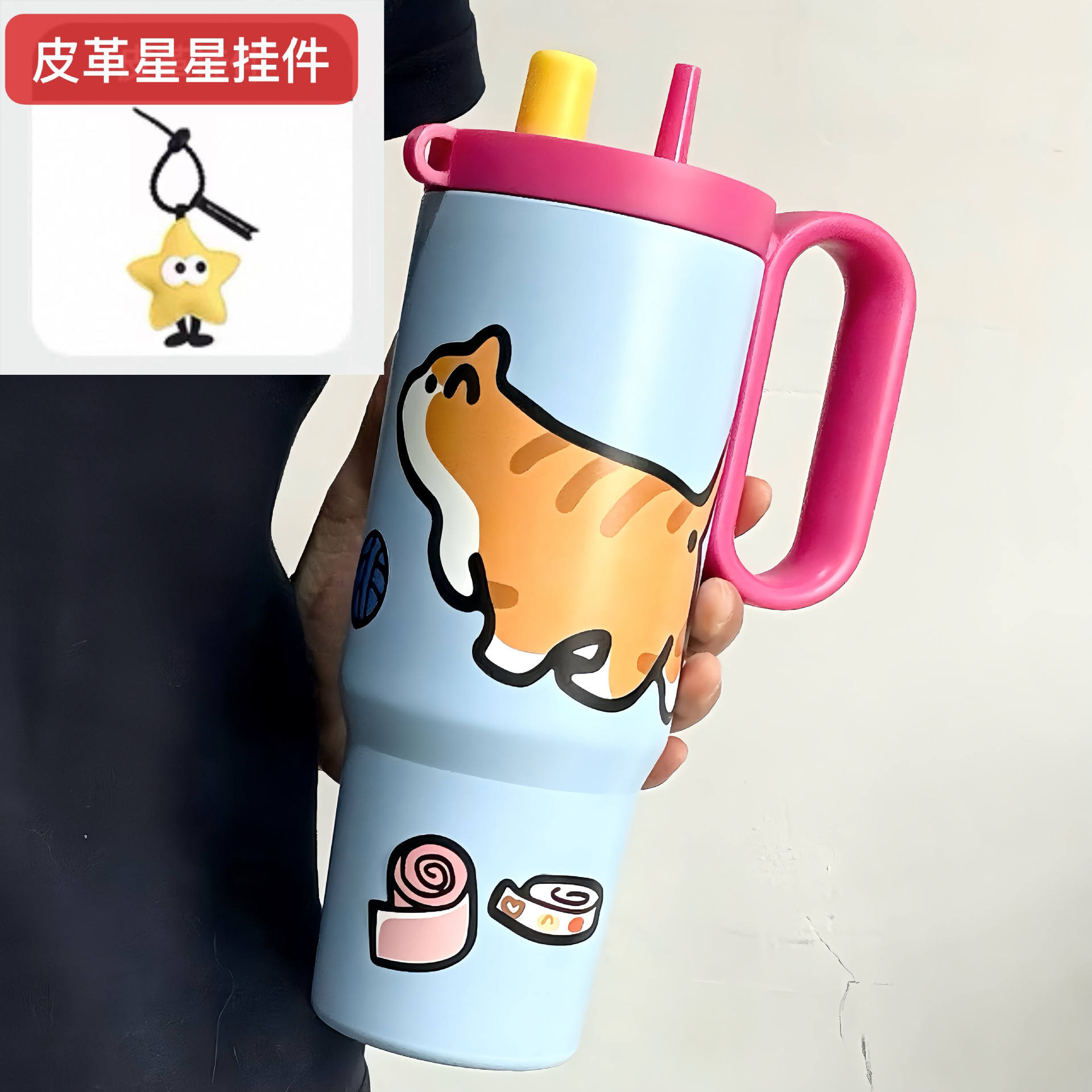 800 ml Cute Cartoon Themes Tumblers (mix color only) - Image 6