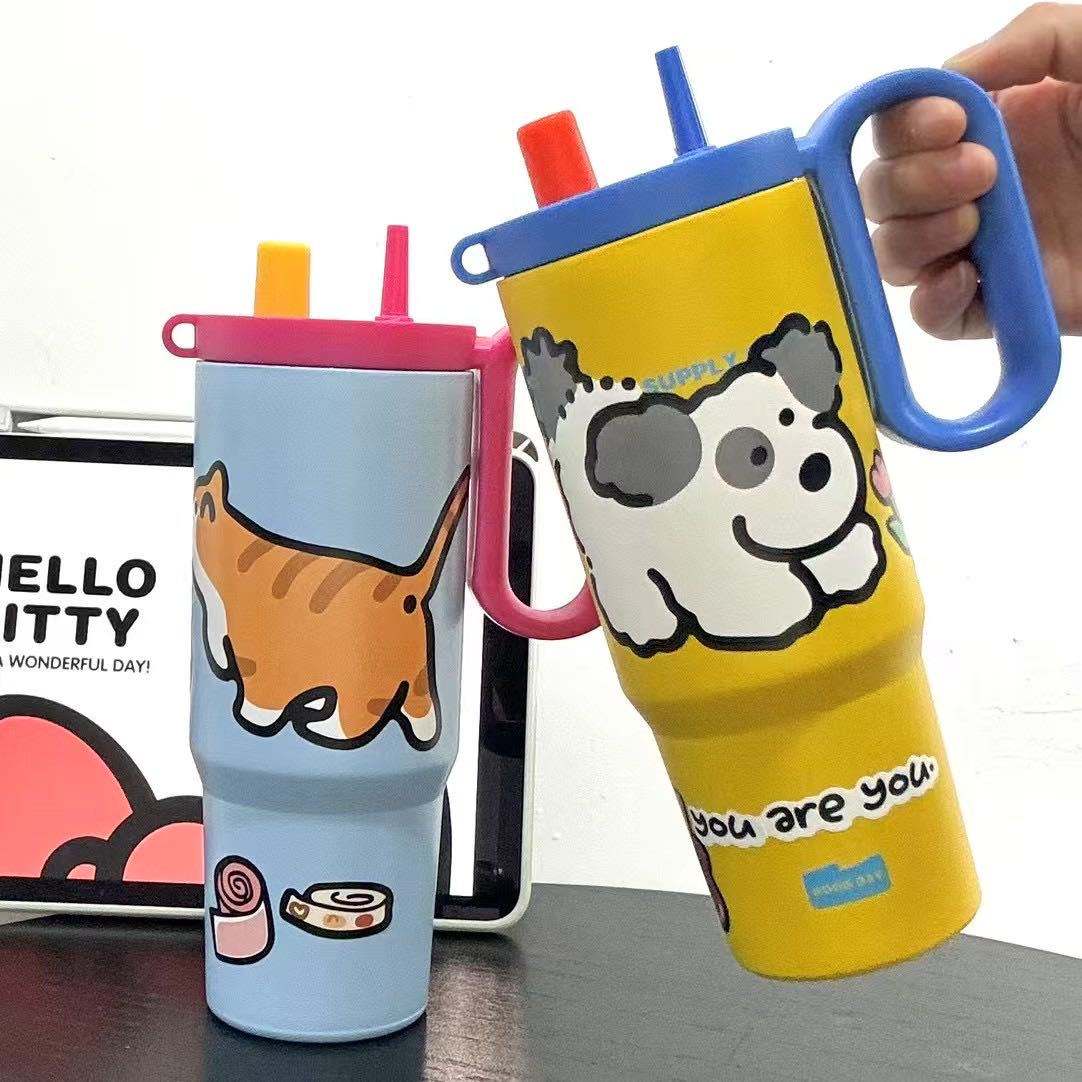 800 ml Cute Cartoon Themes Tumblers (mix color only) - Image 5