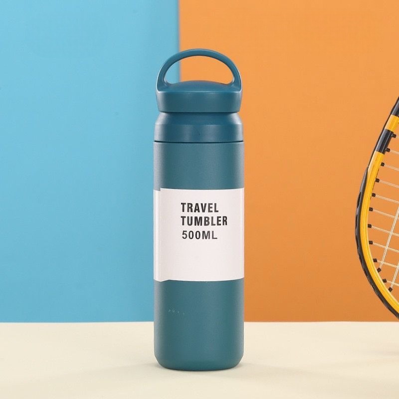 Korea Style Cute Portable Bottle 480 ml Stainless Steel(mix color only) - Image 3