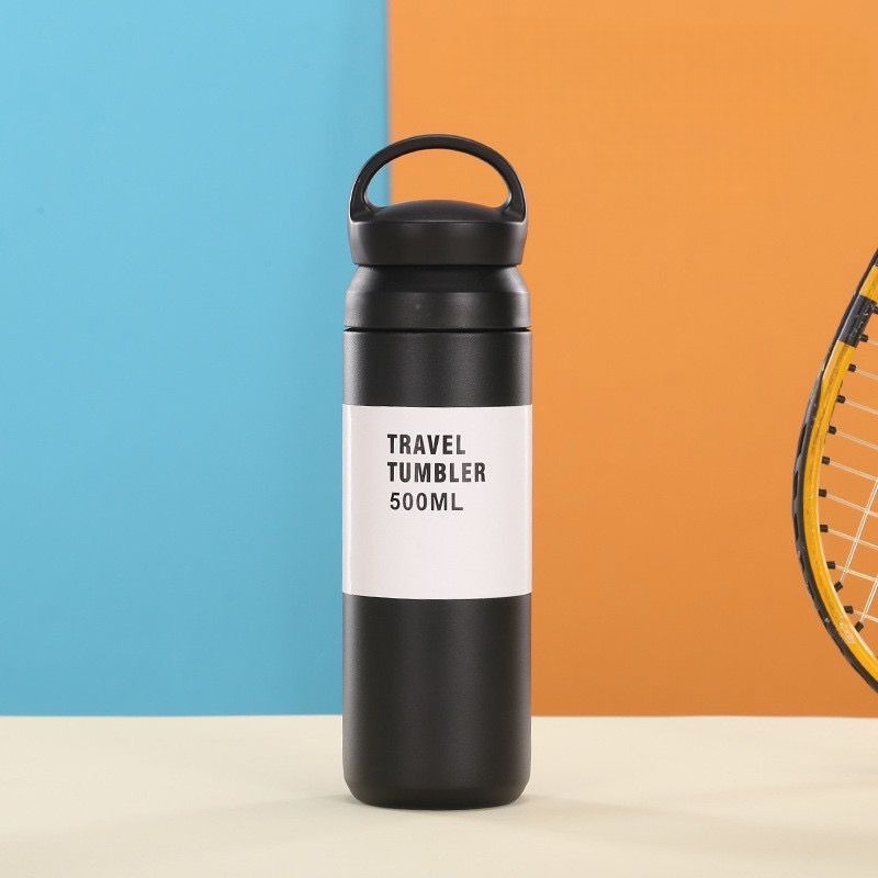 Korea Style Cute Portable Bottle 480 ml Stainless Steel(mix color only) - Image 2