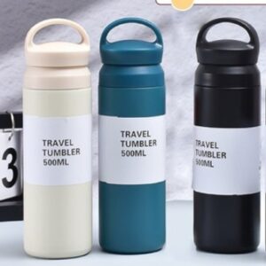 Korea Style Cute Portable Bottle 480 ml Stainless Steel(mix color only)
