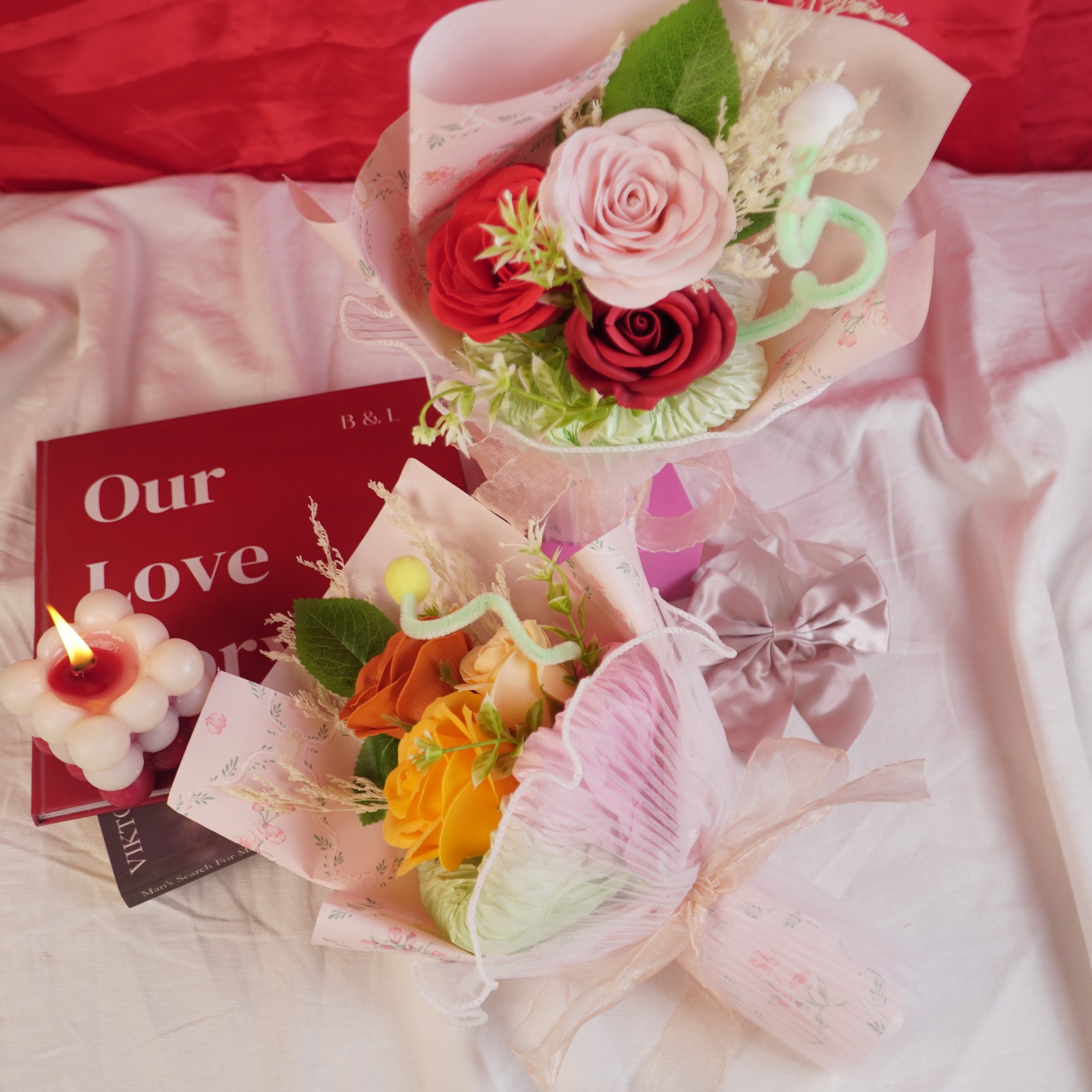 Valentine Day Flower Bouquet(random color only) - Image 11