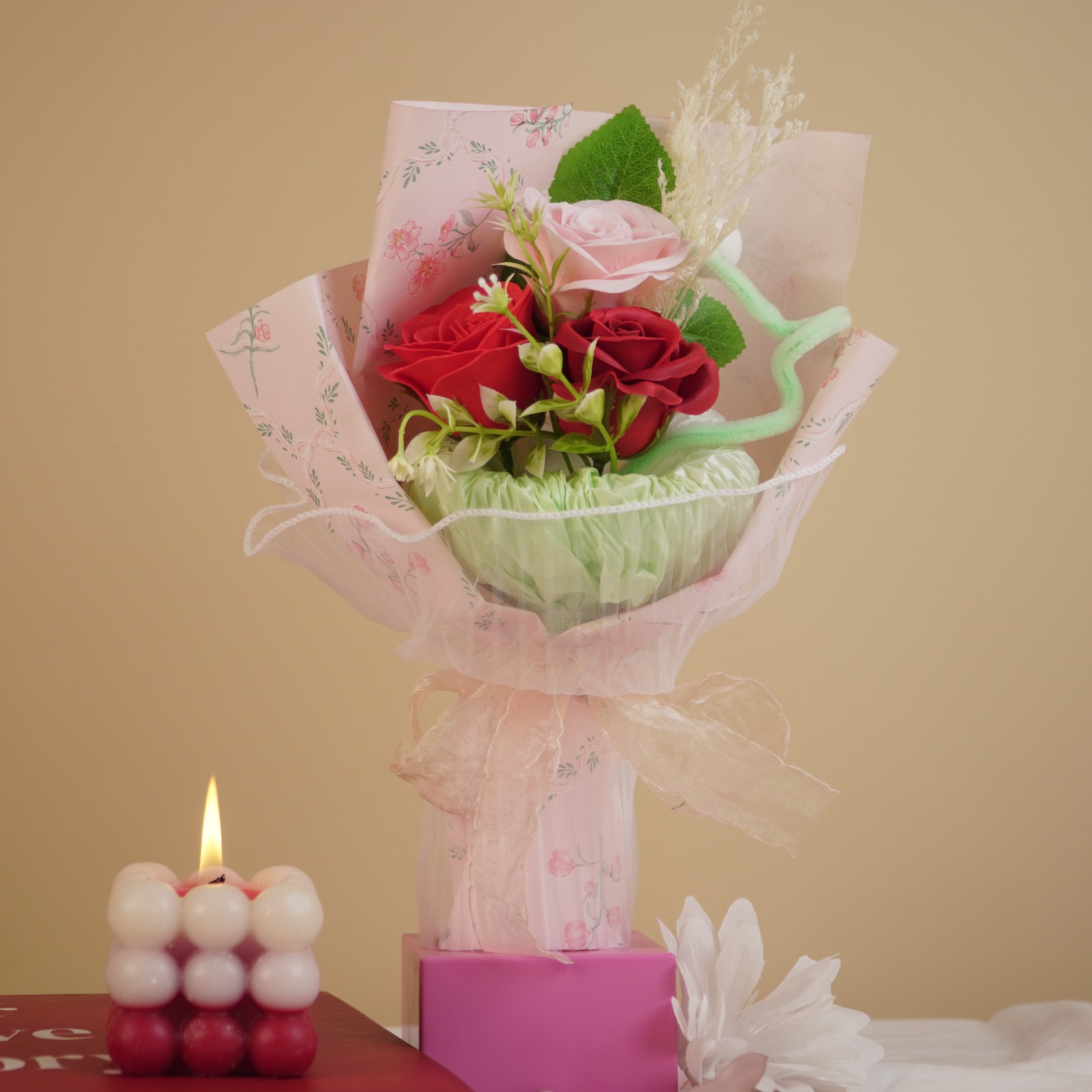 Valentine Day Flower Bouquet(random color only) - Image 12