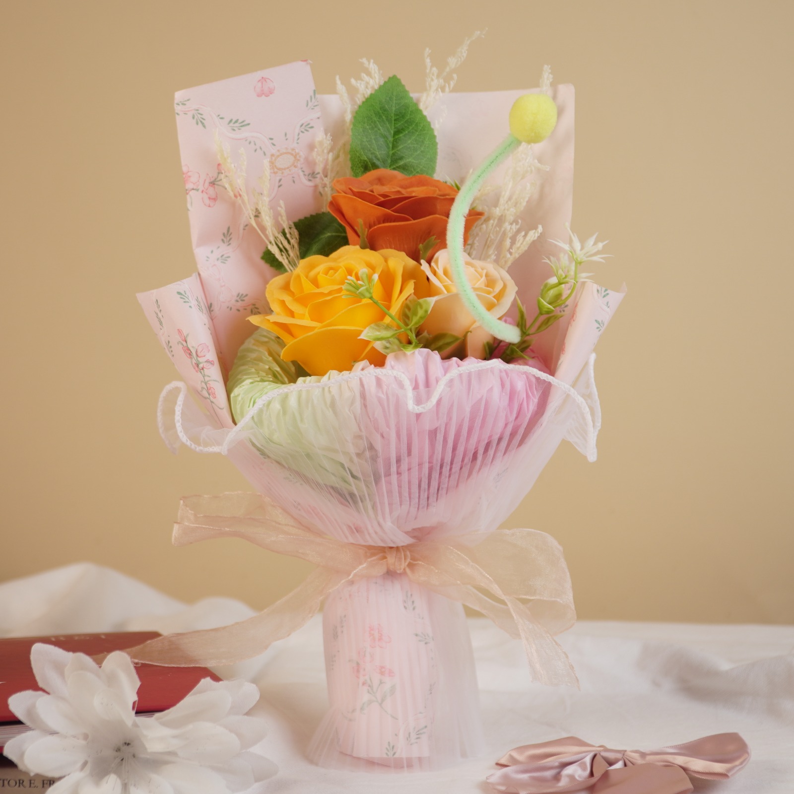 Valentine Day Flower Bouquet(random color only) - Image 2