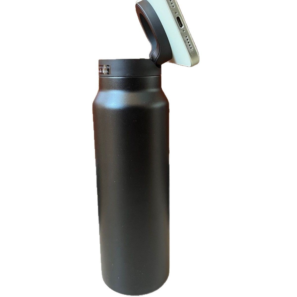 800 ml Double Wall Vacuum Insulated sports Bottles with Magnetic Cell Phone Holder - Image 12