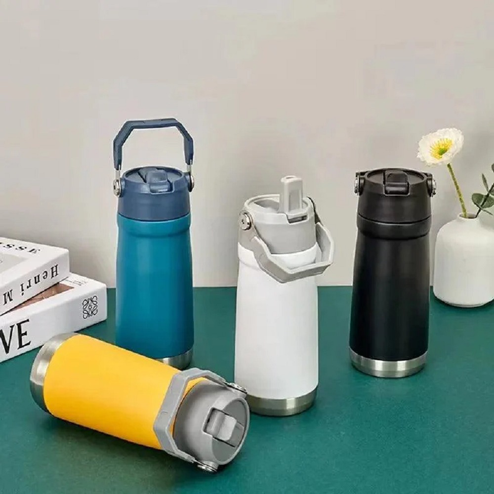 650 ml Cross Border Handheld Sports Water Bottle(random color only) - Image 12