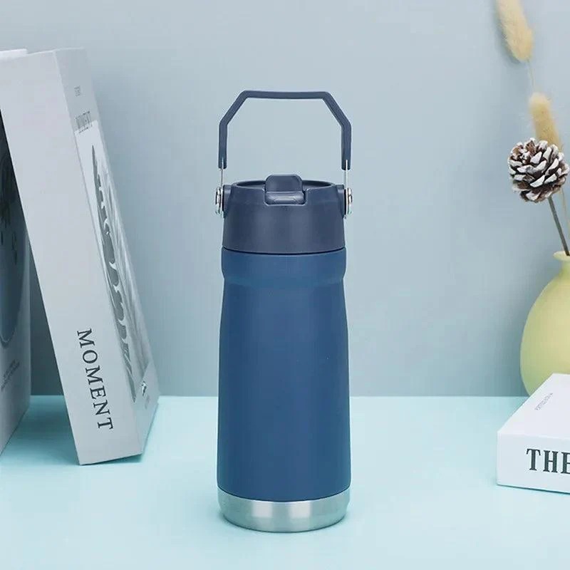 650 ml Cross Border Handheld Sports Water Bottle(random color only) - Image 2