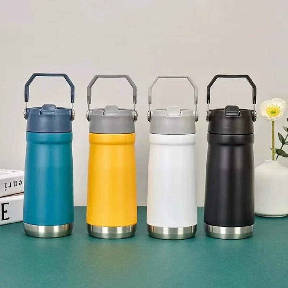 650 ml Cross Border Handheld Sports Water Bottle(random color only) - Image 11