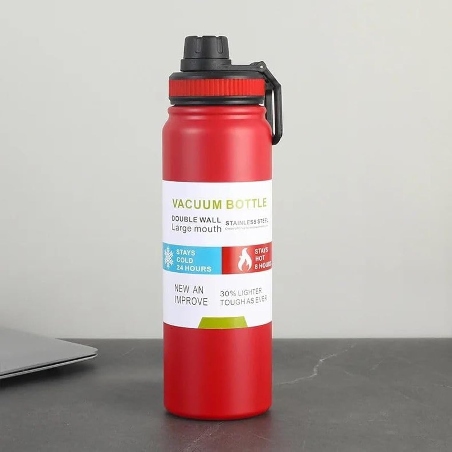800ml Vacuum Insulated Stainless Steel Thermal Bottle(random color only) - Image 7