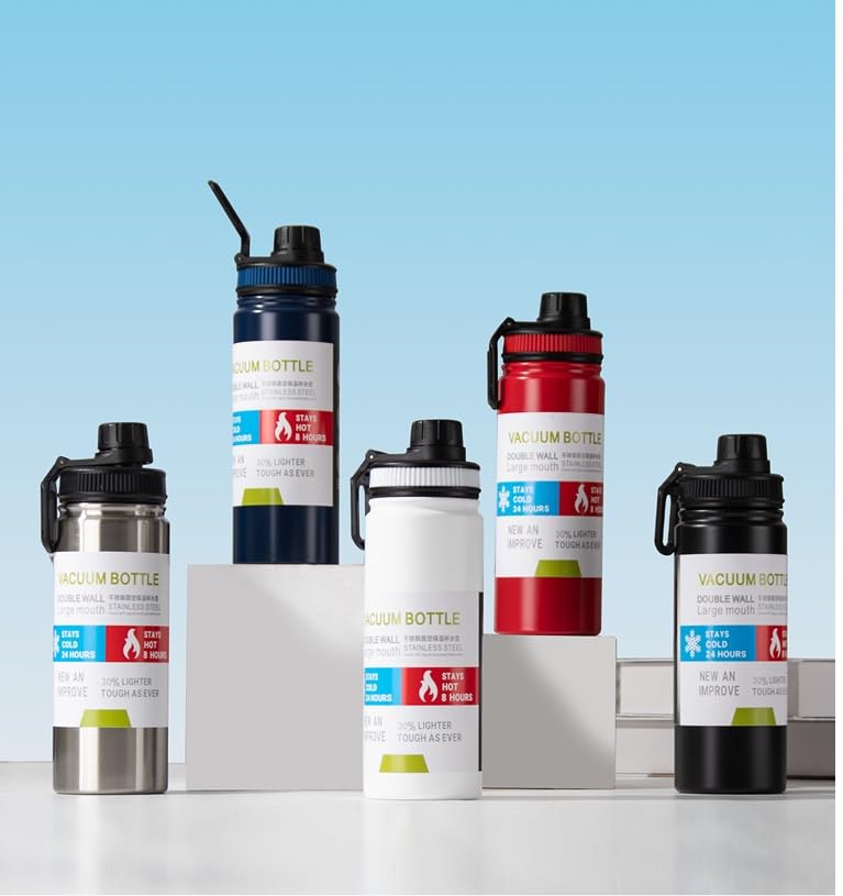 800ml Vacuum Insulated Stainless Steel Thermal Bottle(random color only)