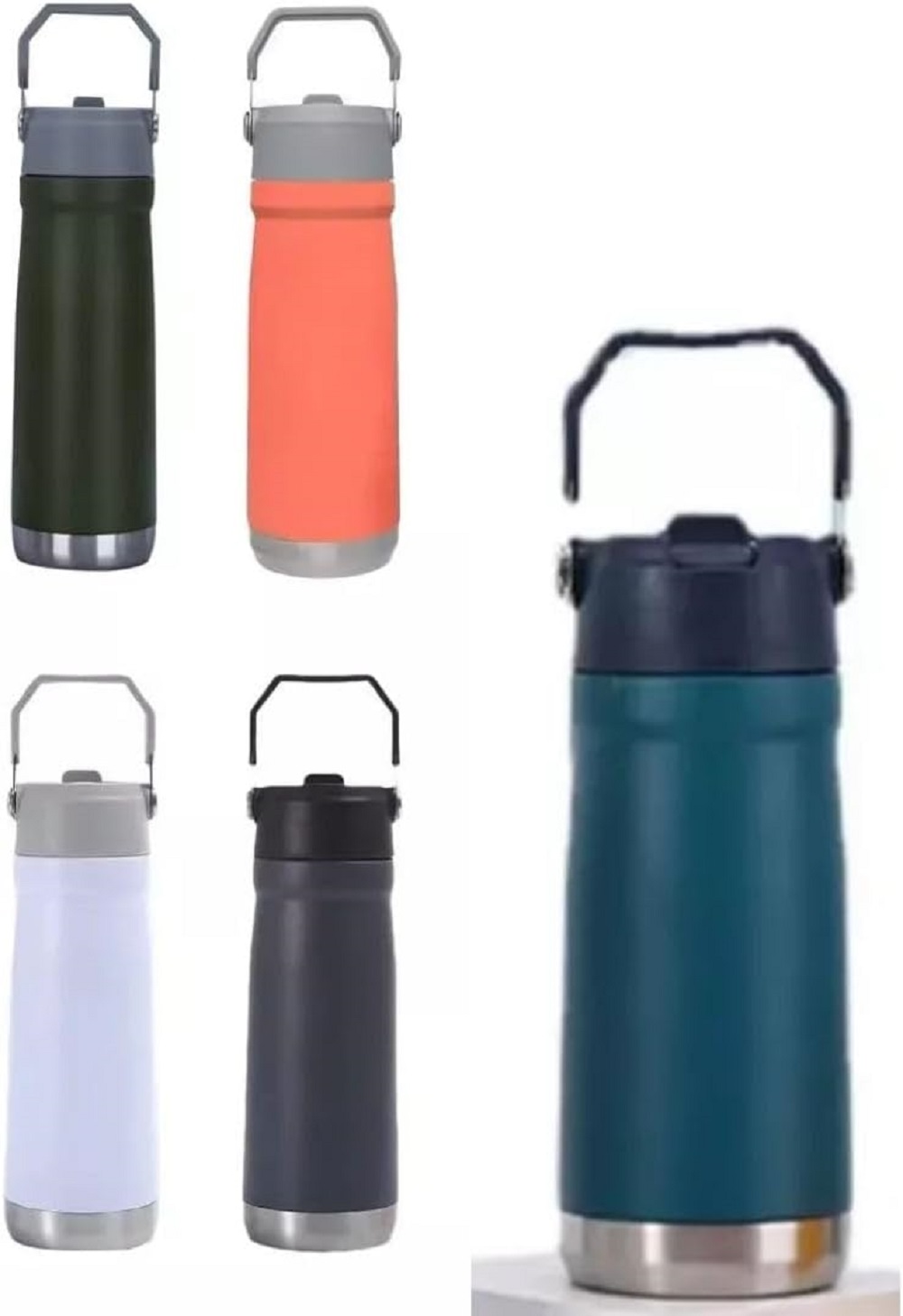 650 ml Cross Border Handheld Sports Water Bottle(random color only) - Image 8