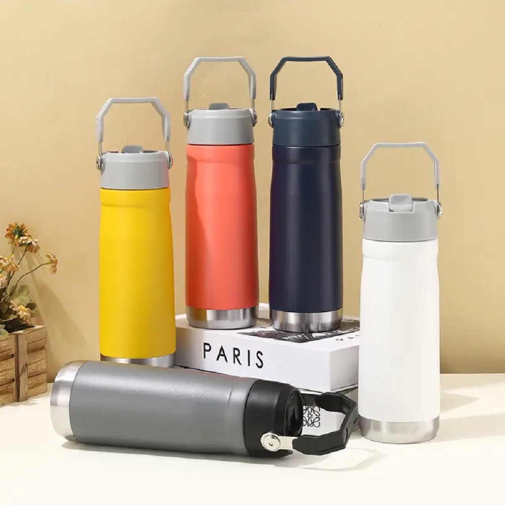 650 ml Cross Border Handheld Sports Water Bottle(random color only) - Image 7
