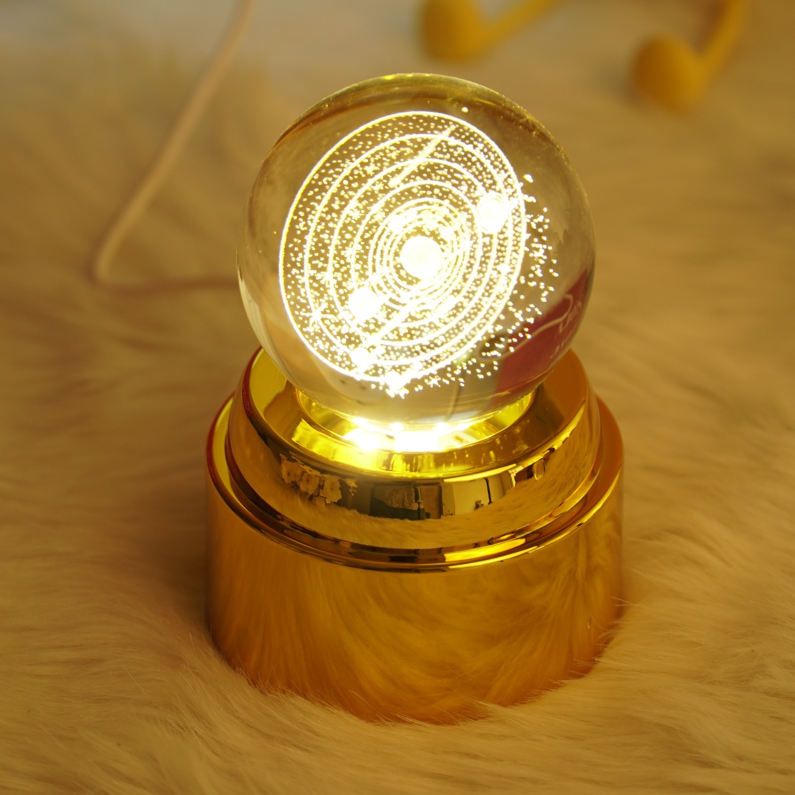 Rotating Crystal Ball Lamp(Random Design Only) - Image 4