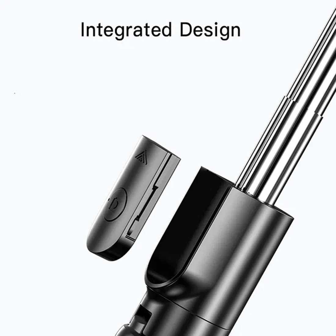 R1-L 3-in-1 Bluetooth Selfie Stick with Tripod Stand & Wireless Remote, 360° Rotation Extendable Mobile Holder for Vlogging, Reels & Photography (Black) - Image 3