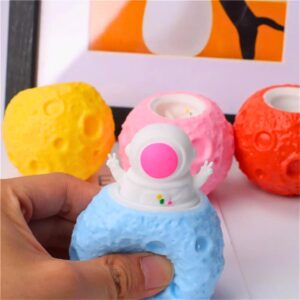 1 Pc Space Astronaut Squeeze Toy | Squishy Fidget Stress Relief Toy for Kids and Adults | Birthday Return Gift